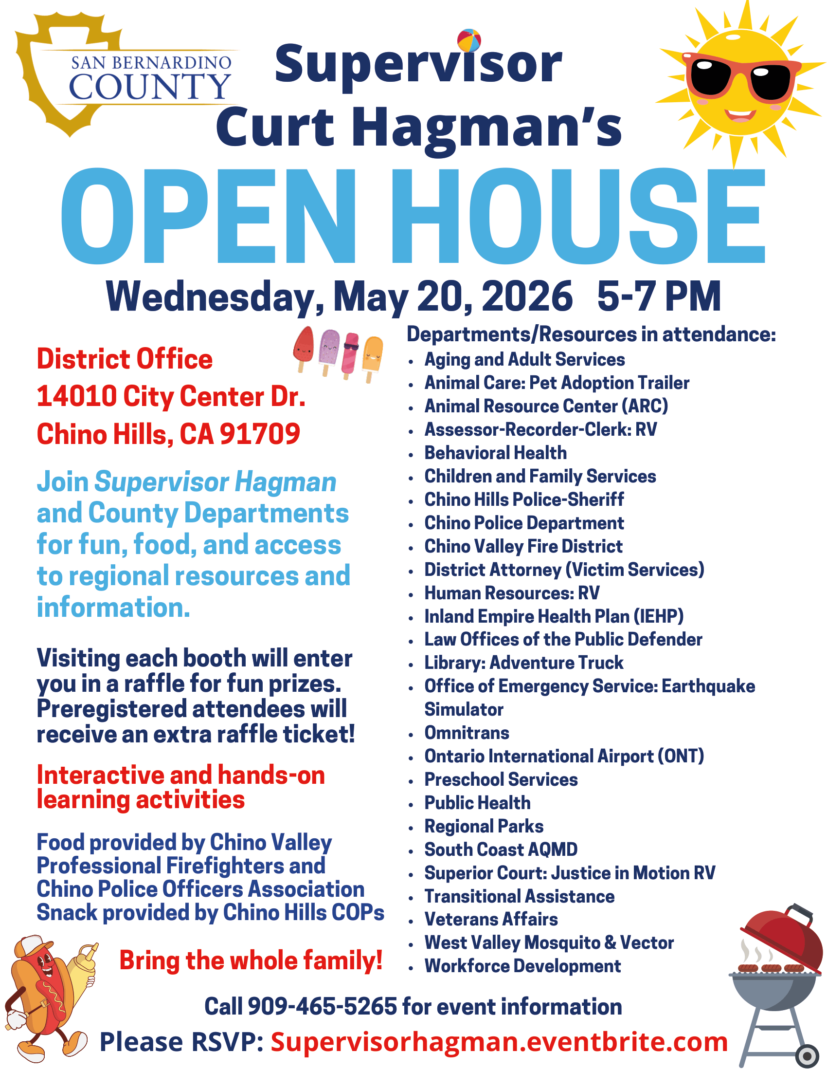 Supervisors Curt Hagman Open House