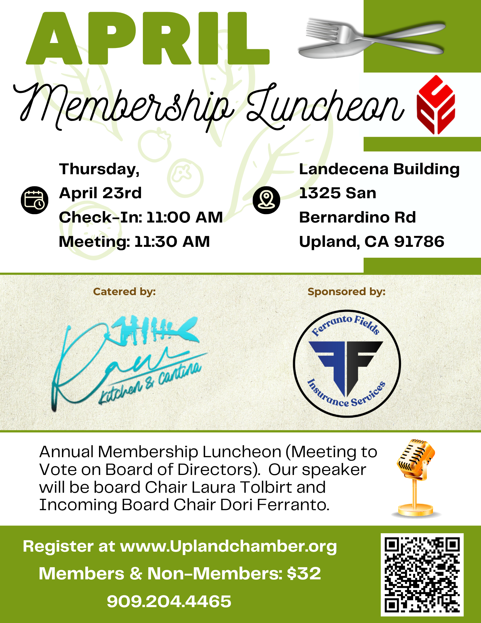 April Membership Luncheon