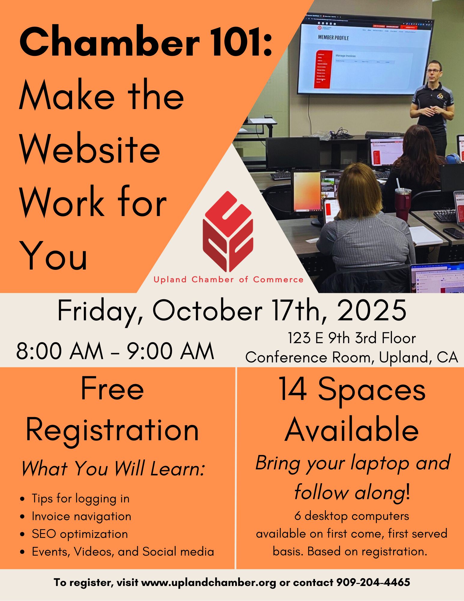 chamber-101-make-the-website-work-for-you-7 Event Flyer