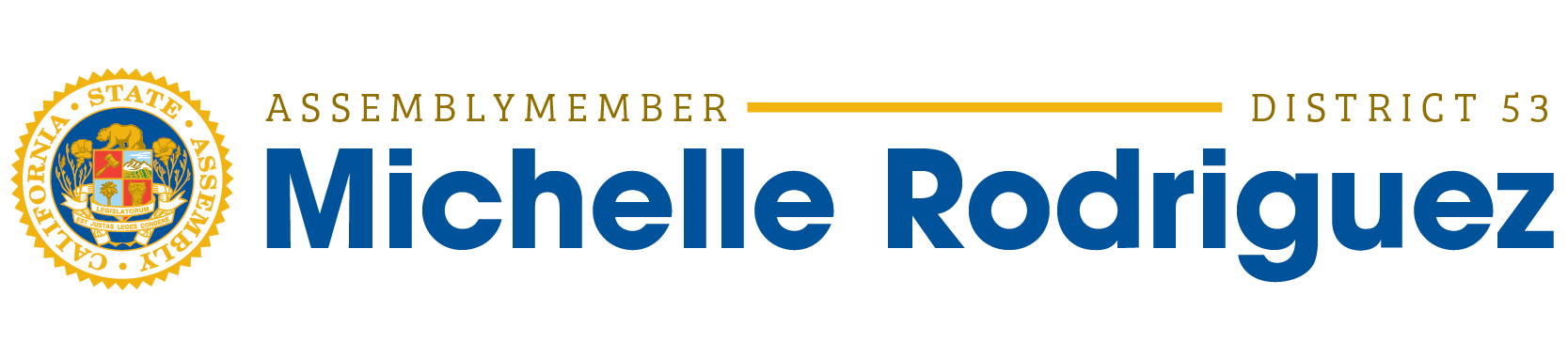 Assemblymember Michelle Rodriguez logo
