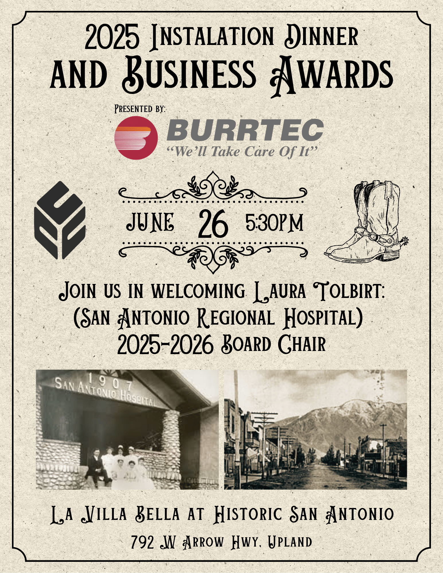 2025-installation-dinner-and-business-awards Event Flyer