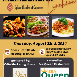 Aug Membership Luncheon Membership Luncheon