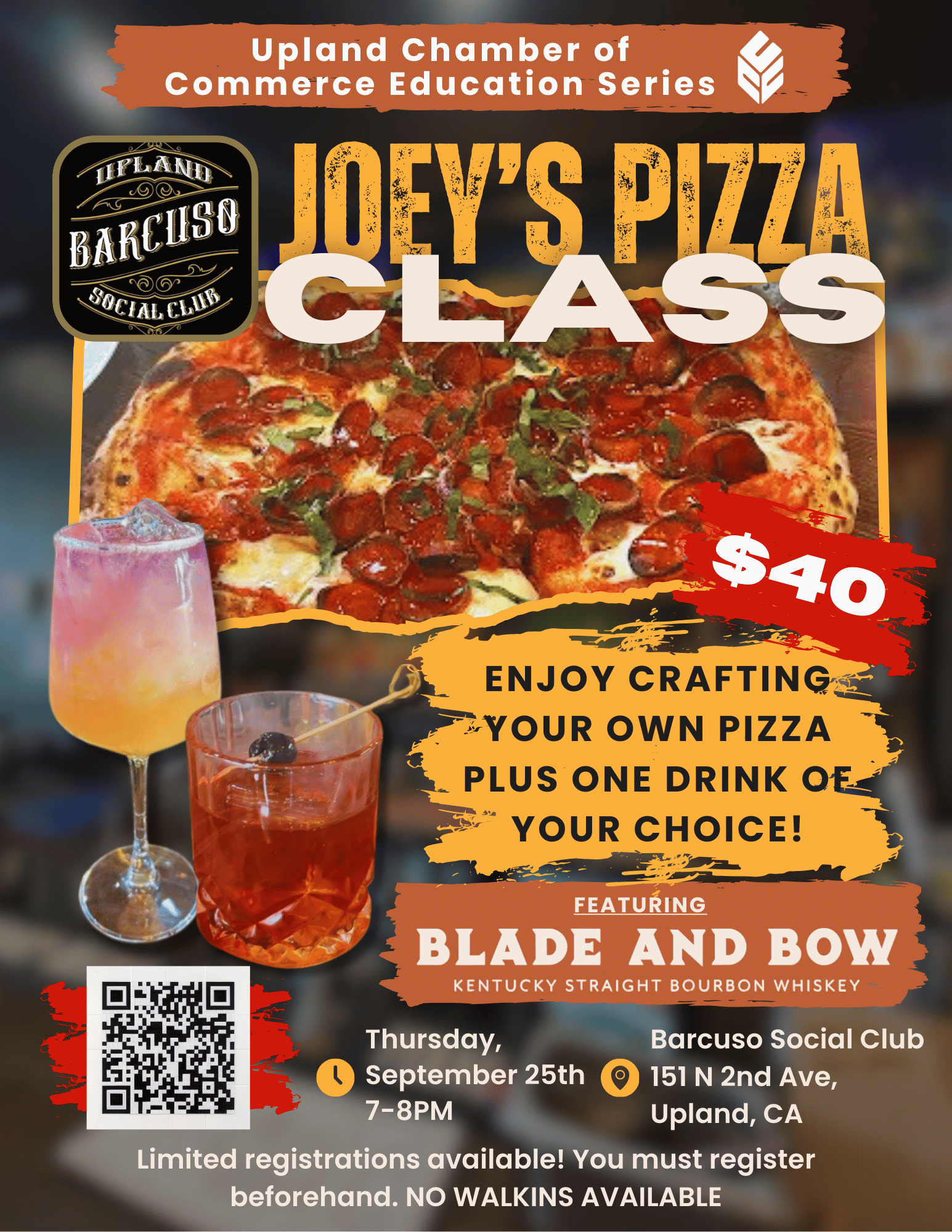 joeys-pizza-class-at-barcuso Event Flyer