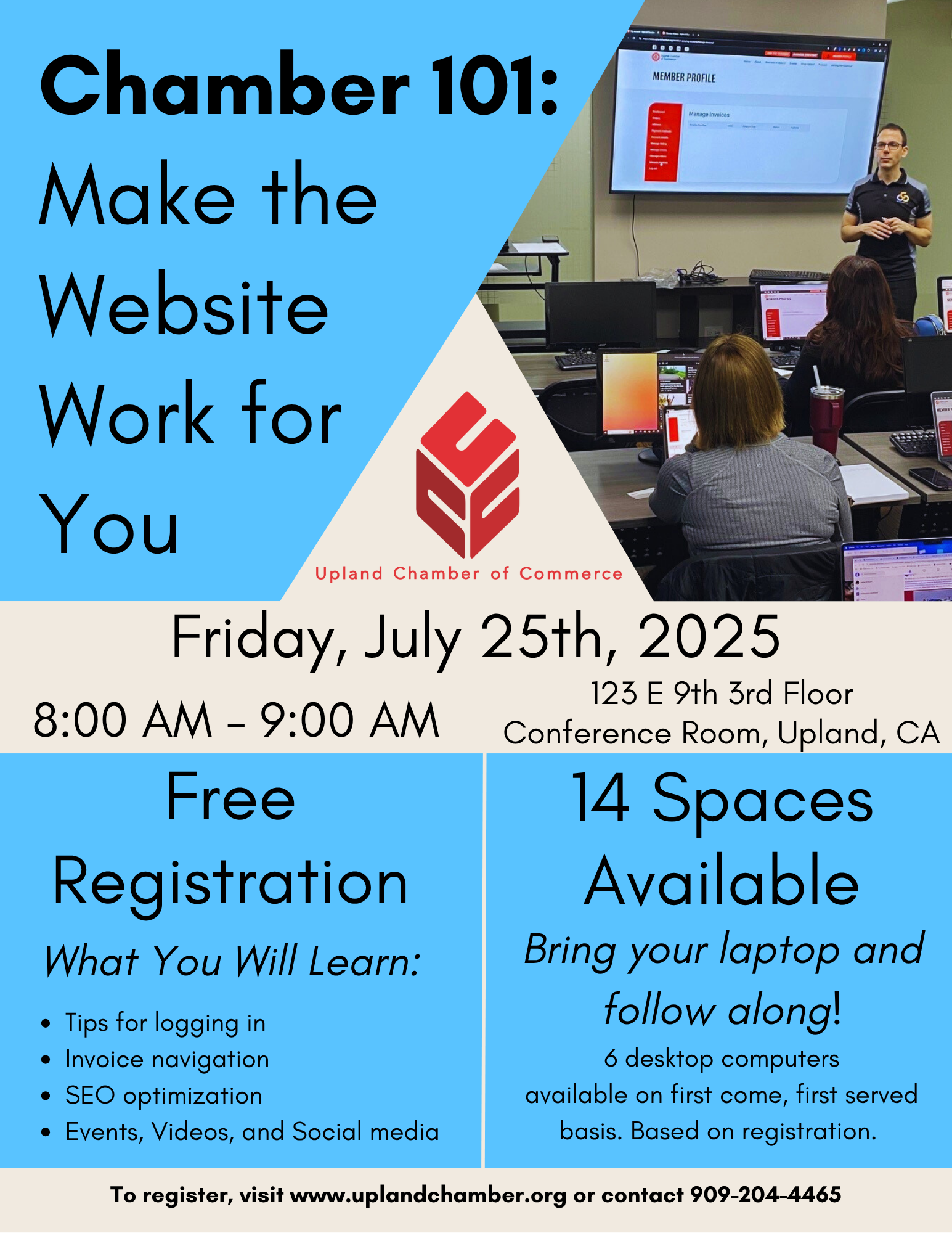 chamber-101-make-the-website-work-for-you-6 Event Flyer