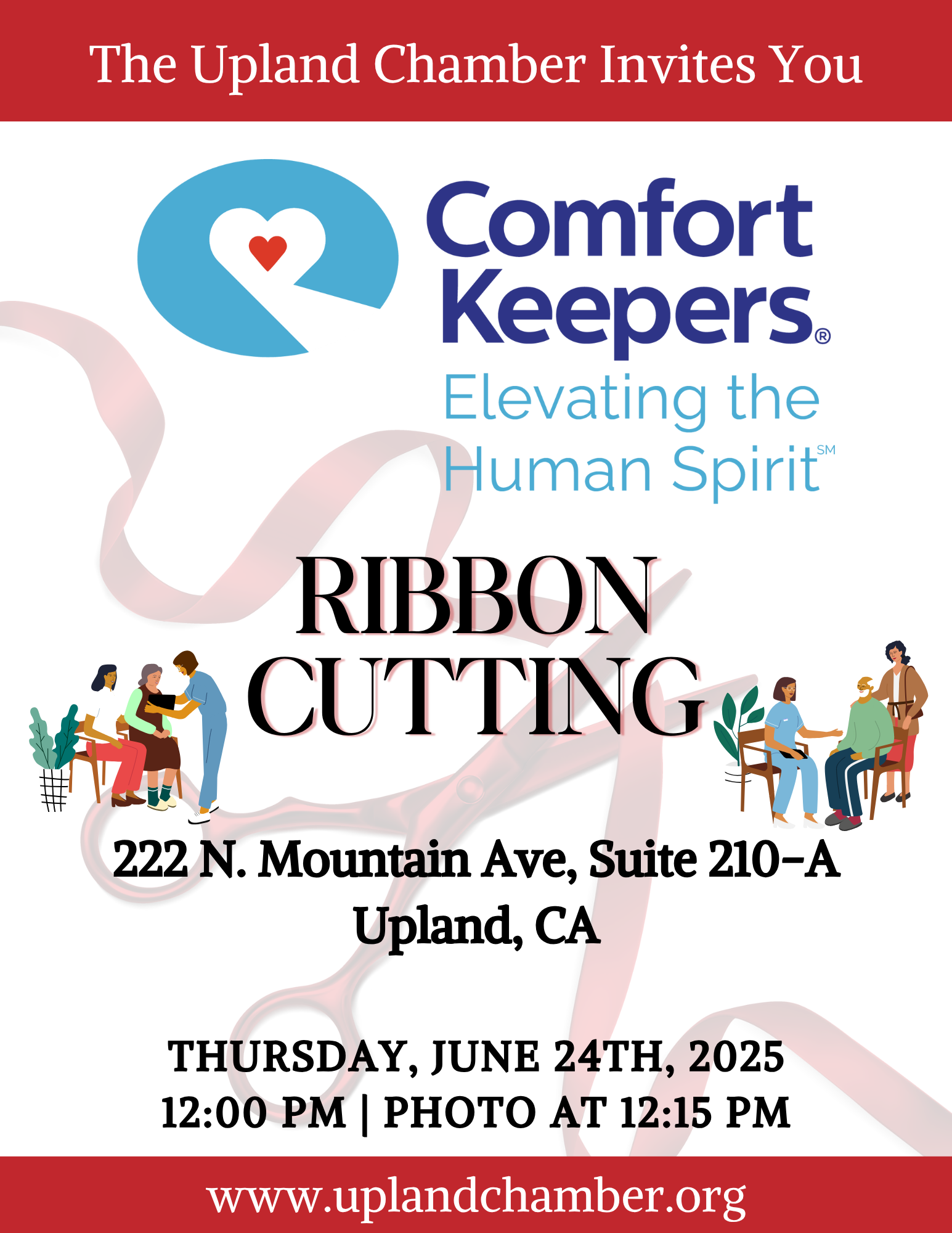ribbon-cutting-comfort-keepers Event Flyer