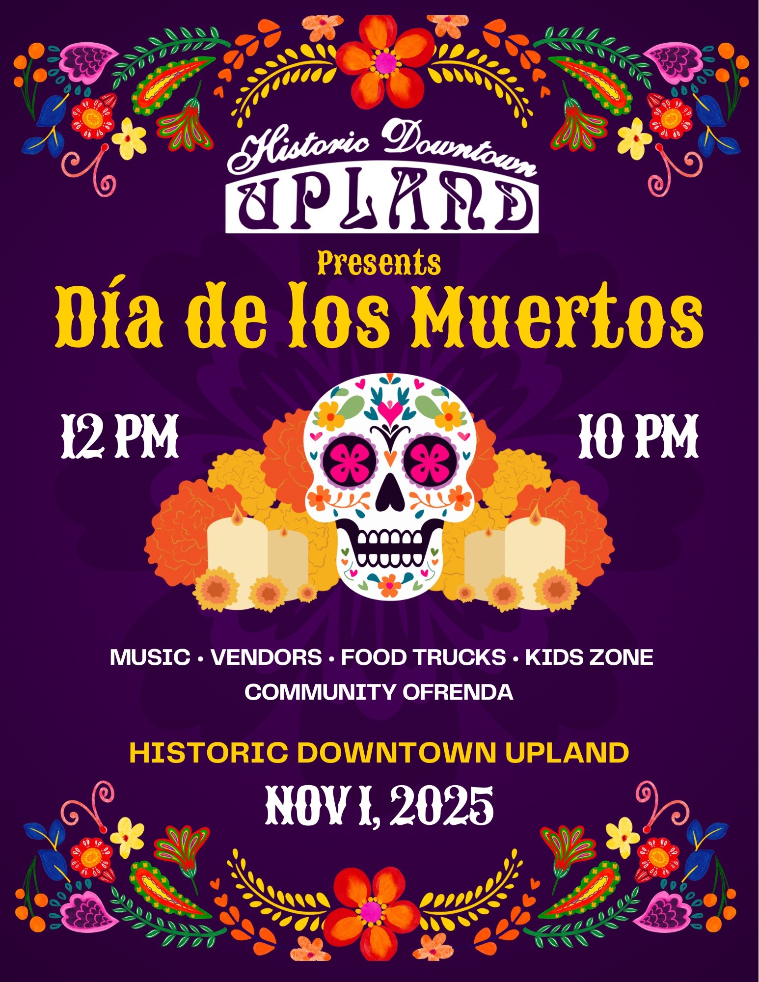 hdu-presents-dia-de-los-muertos Event Flyer