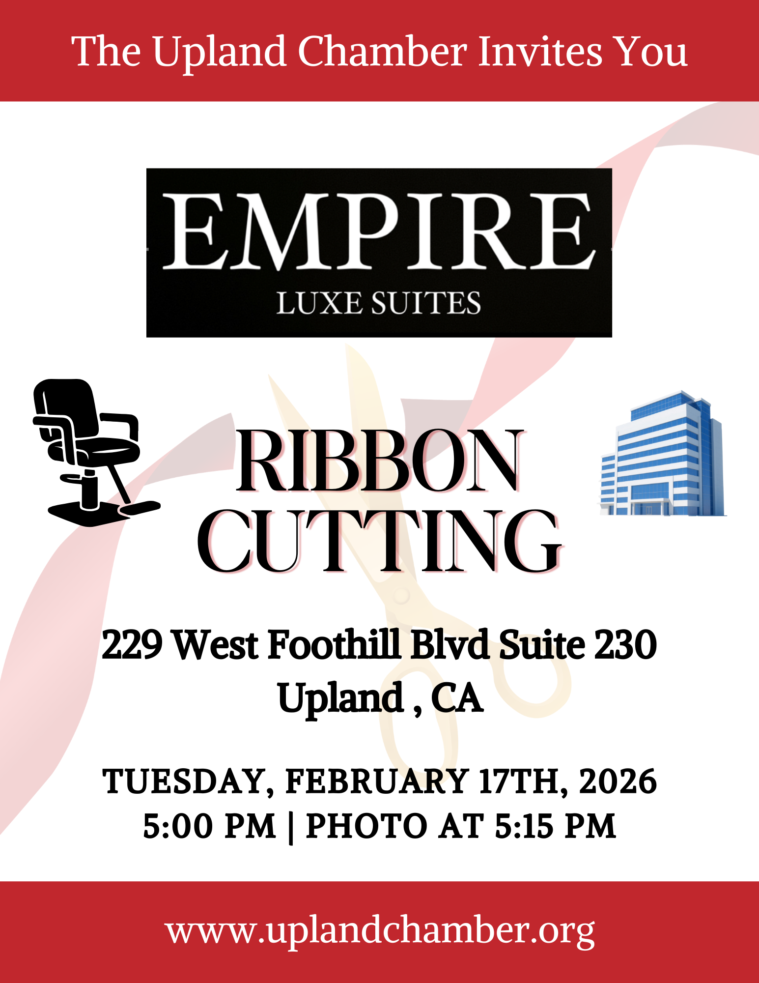 Ribbon Cutting – Empire Luxe Suites