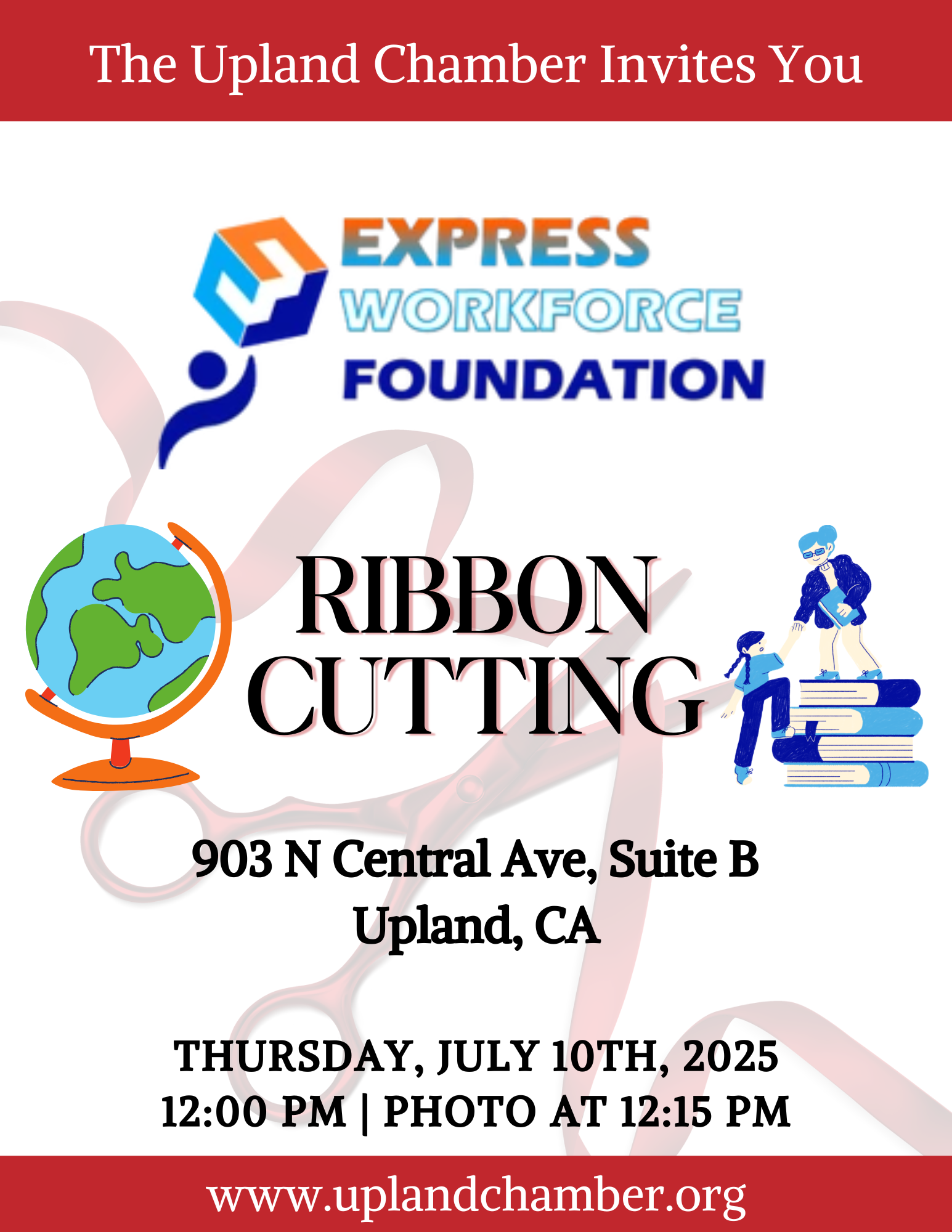 ribbon-cutting-express-workforce-foundation Event Flyer