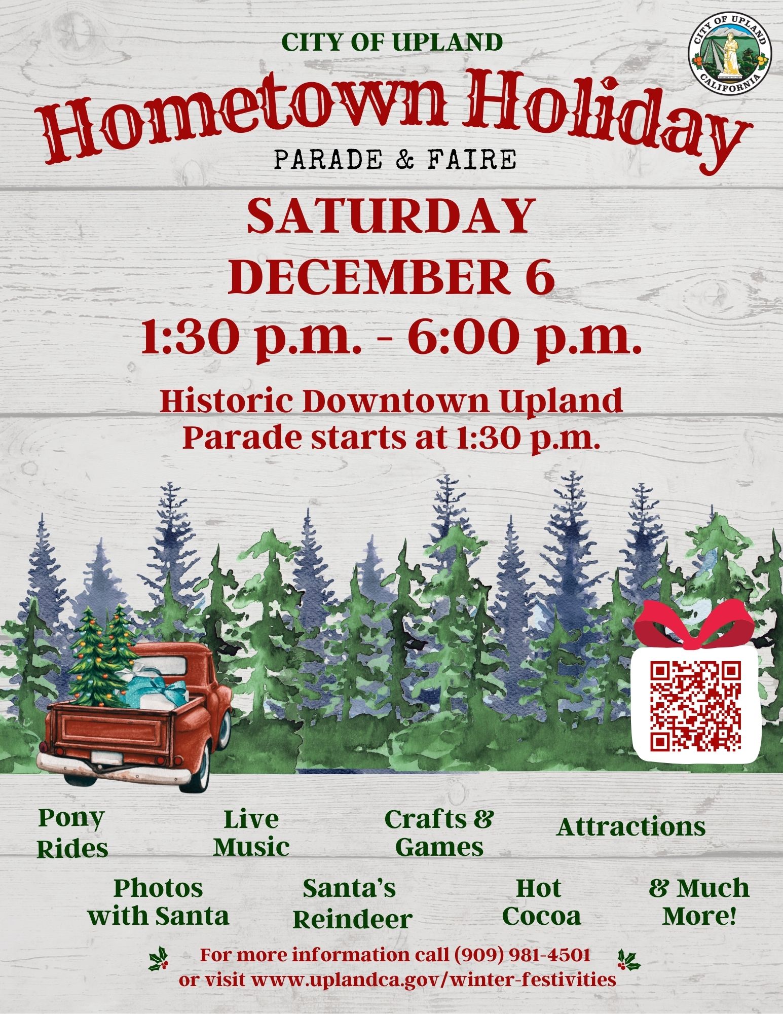 hometown-holiday-parade-faire Event Flyer