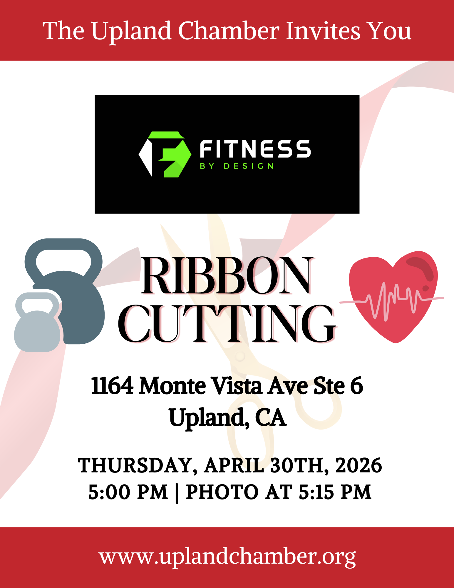Ribbon Cutting – Fitness by Design