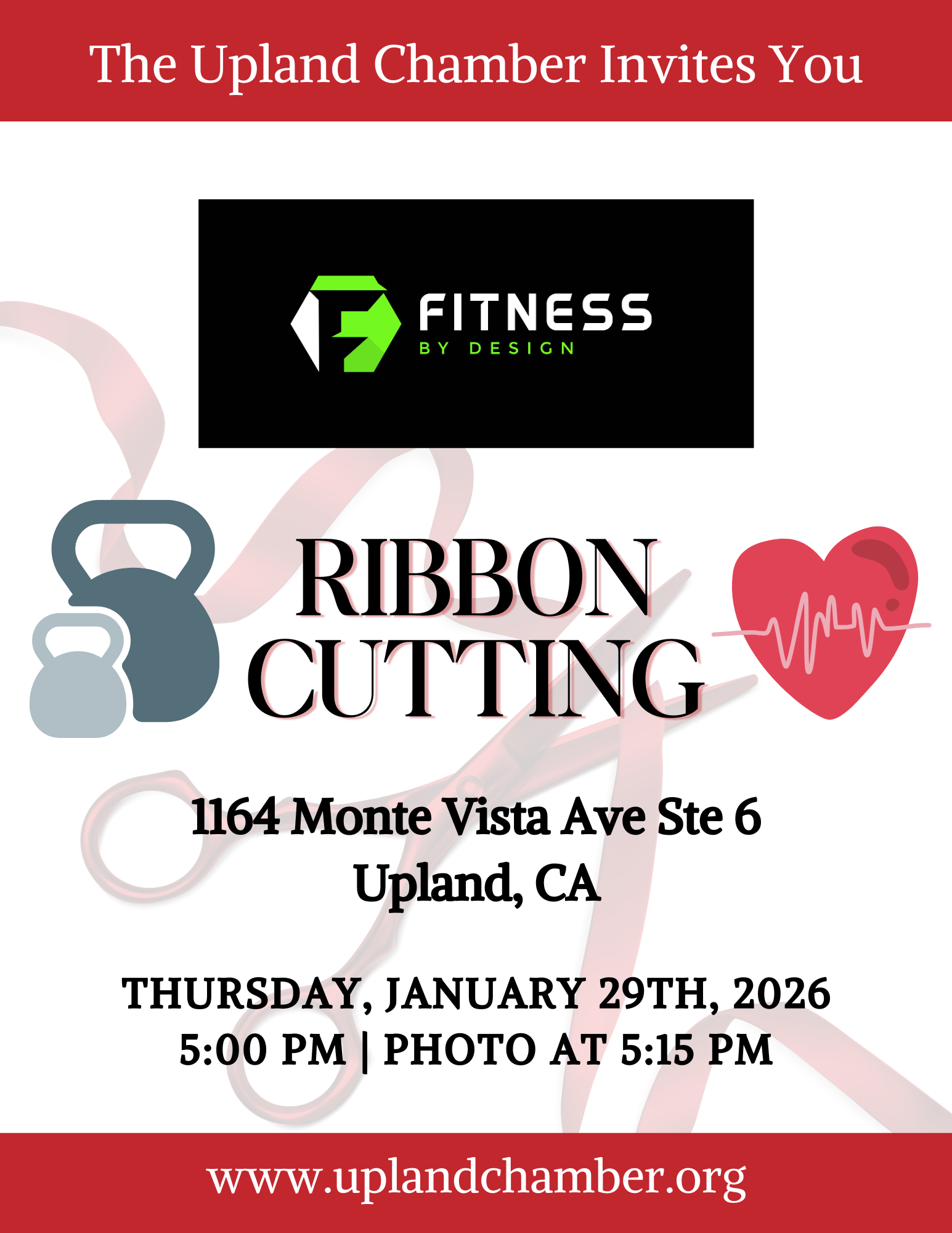 Ribbon Cutting – Fitness by Design Training