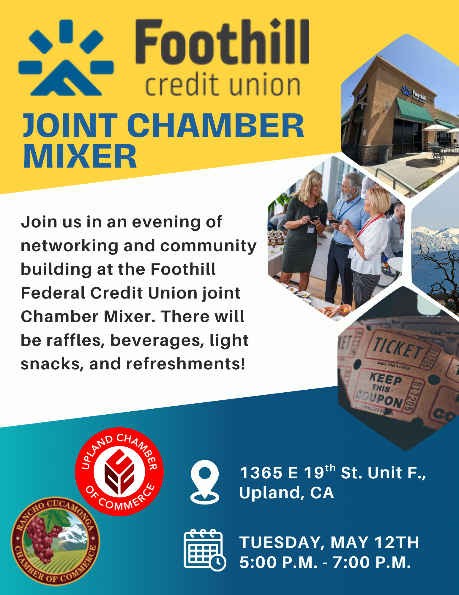 Foothill Credit Union Joint Chamber Mixer