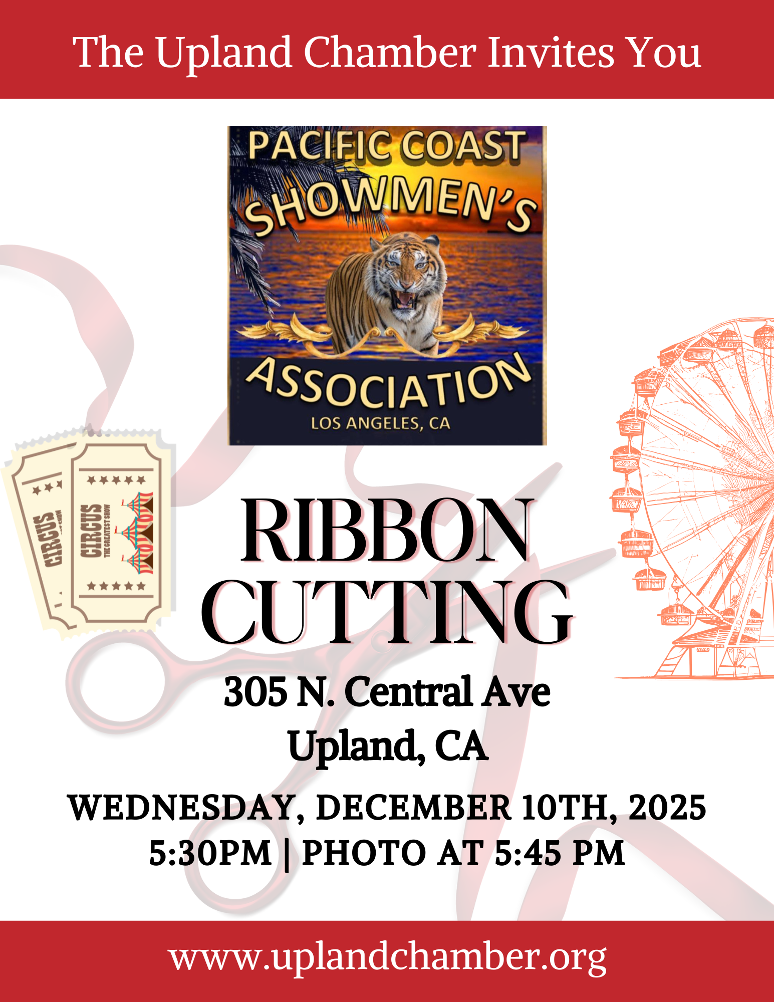 Ribbon Cutting – Pacific Coast Showmen’s Association