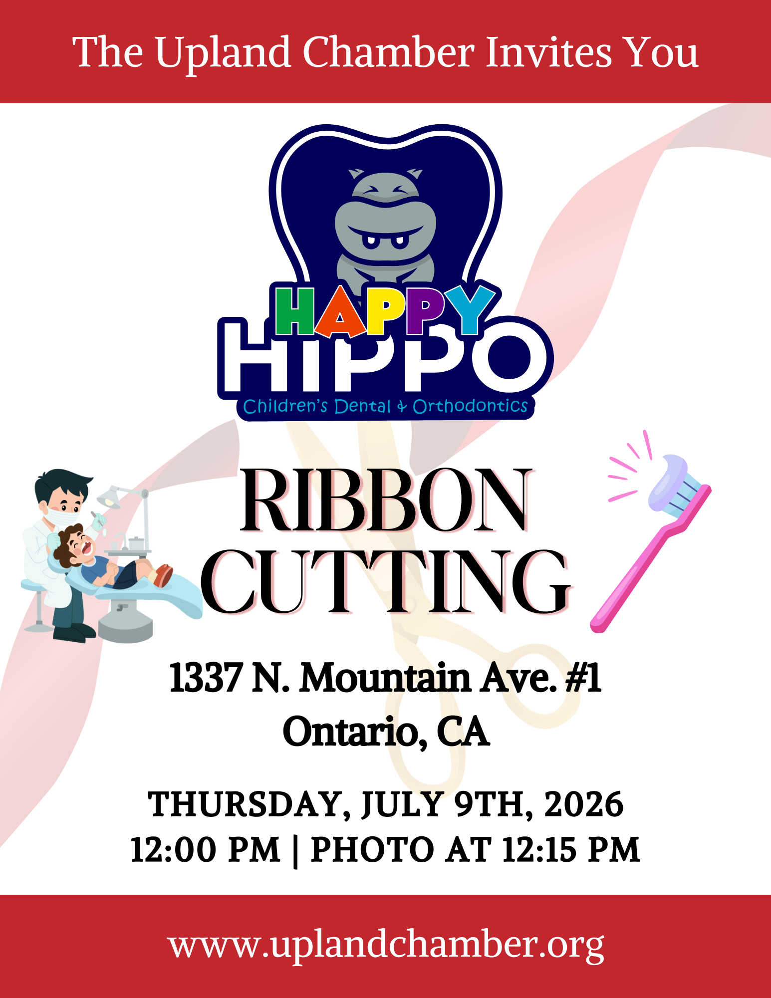 Ribbon Cutting – Happy Hippo Children’s Dentistry & Orthodontics