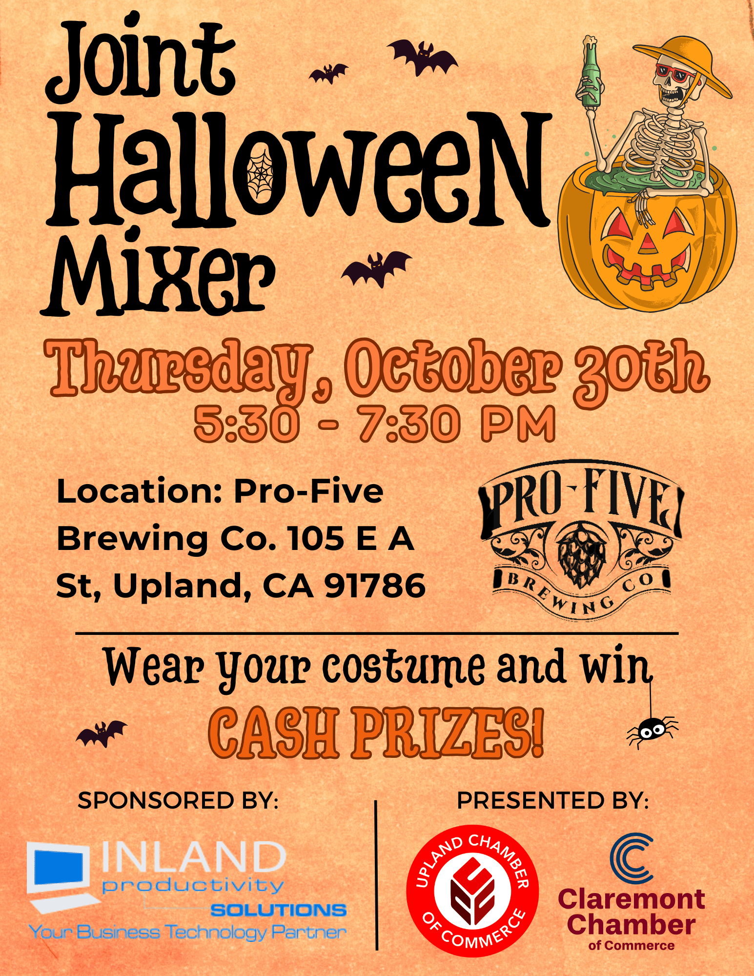 Halloween Mixer Presented by Inland Productivity Solutions Inc.