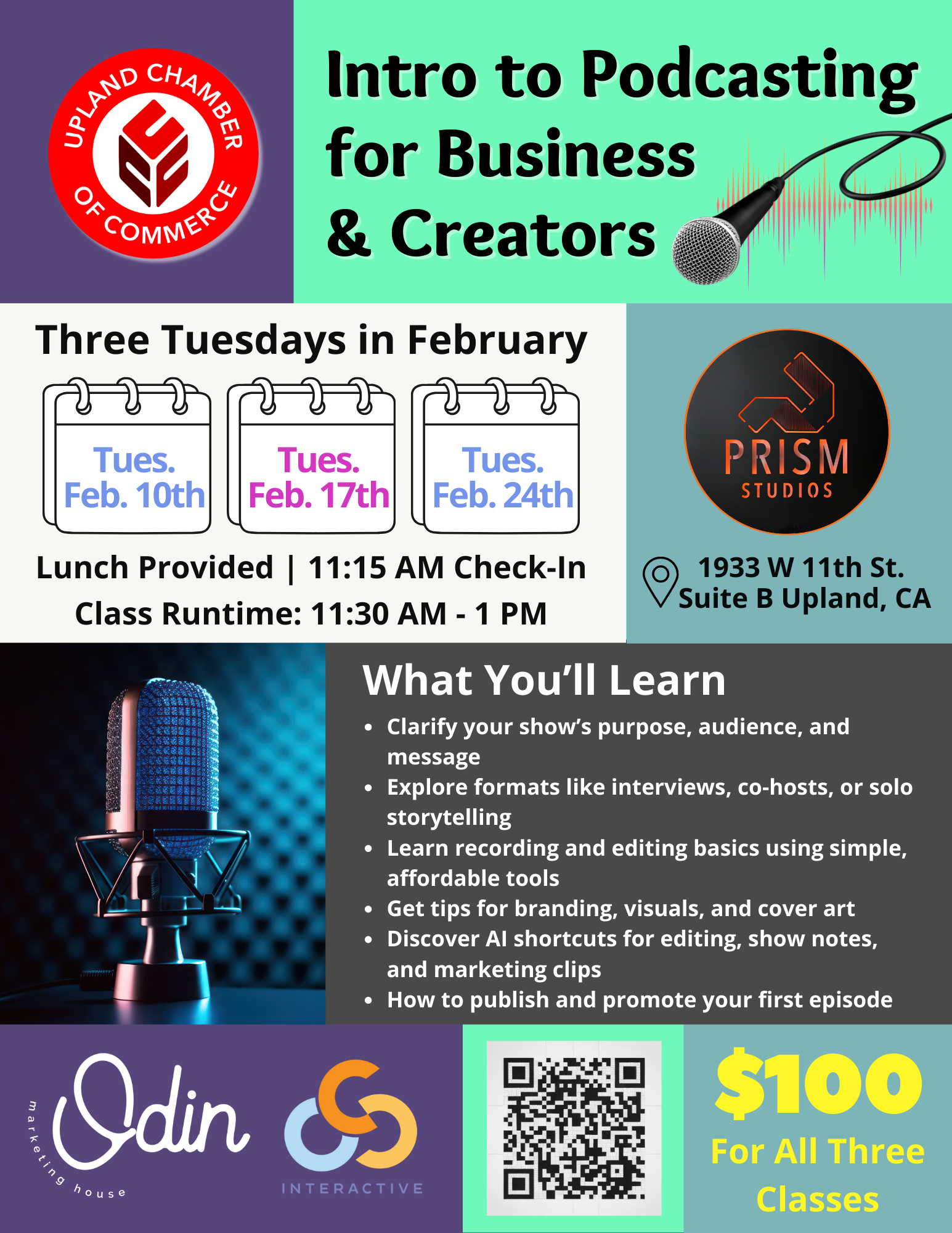 Intro to Podcasting for Business  & Creators