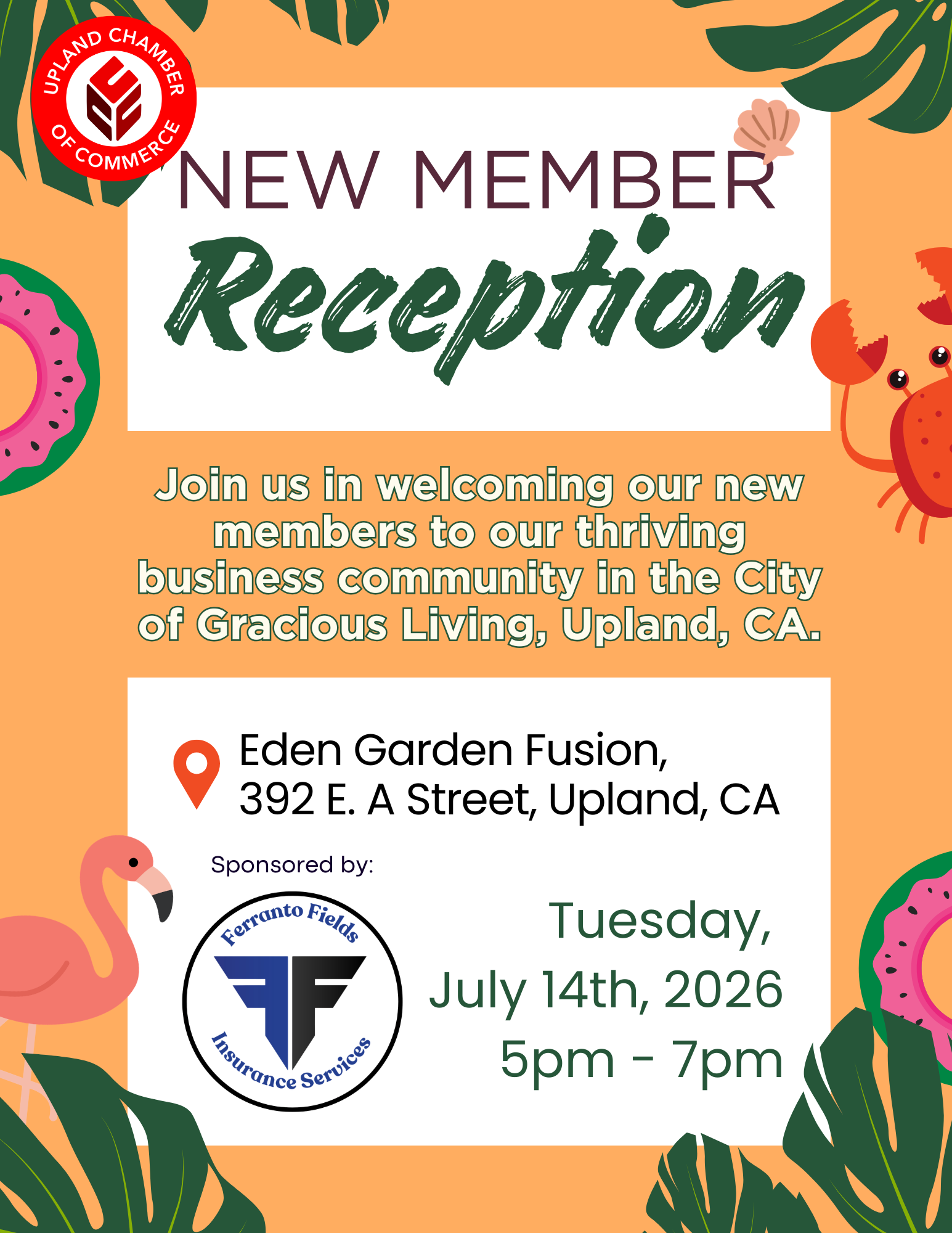 New Member Reception