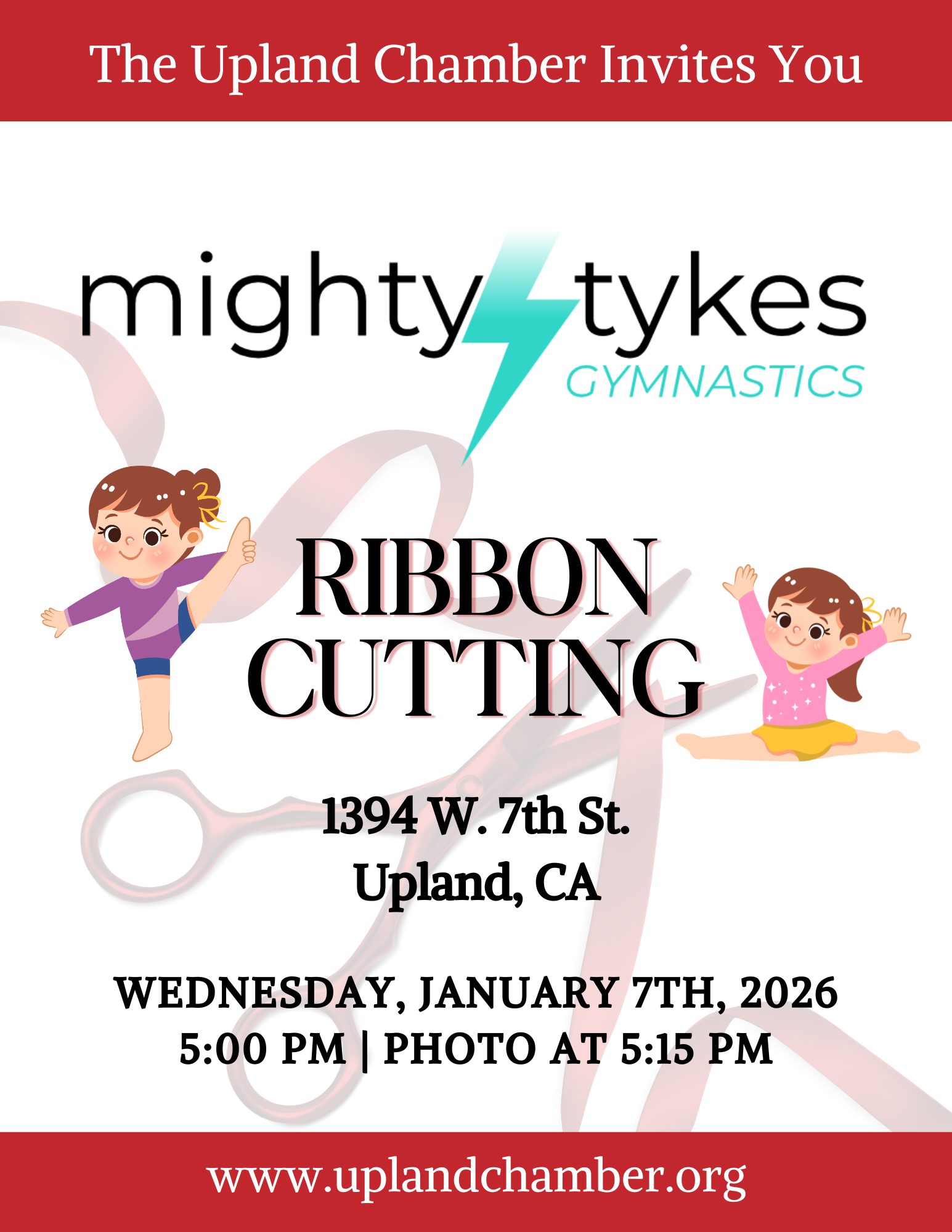 Ribbon Cutting – Mighty Tykes Gymnastics