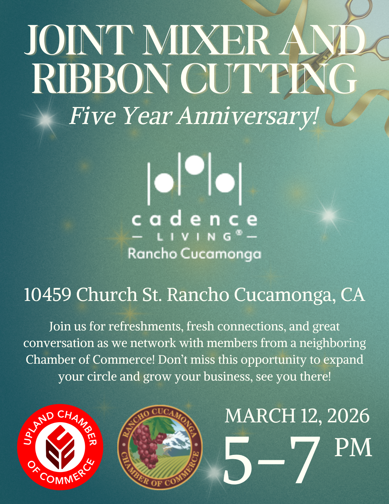 Joint Mixer & Ribbon Cutting
