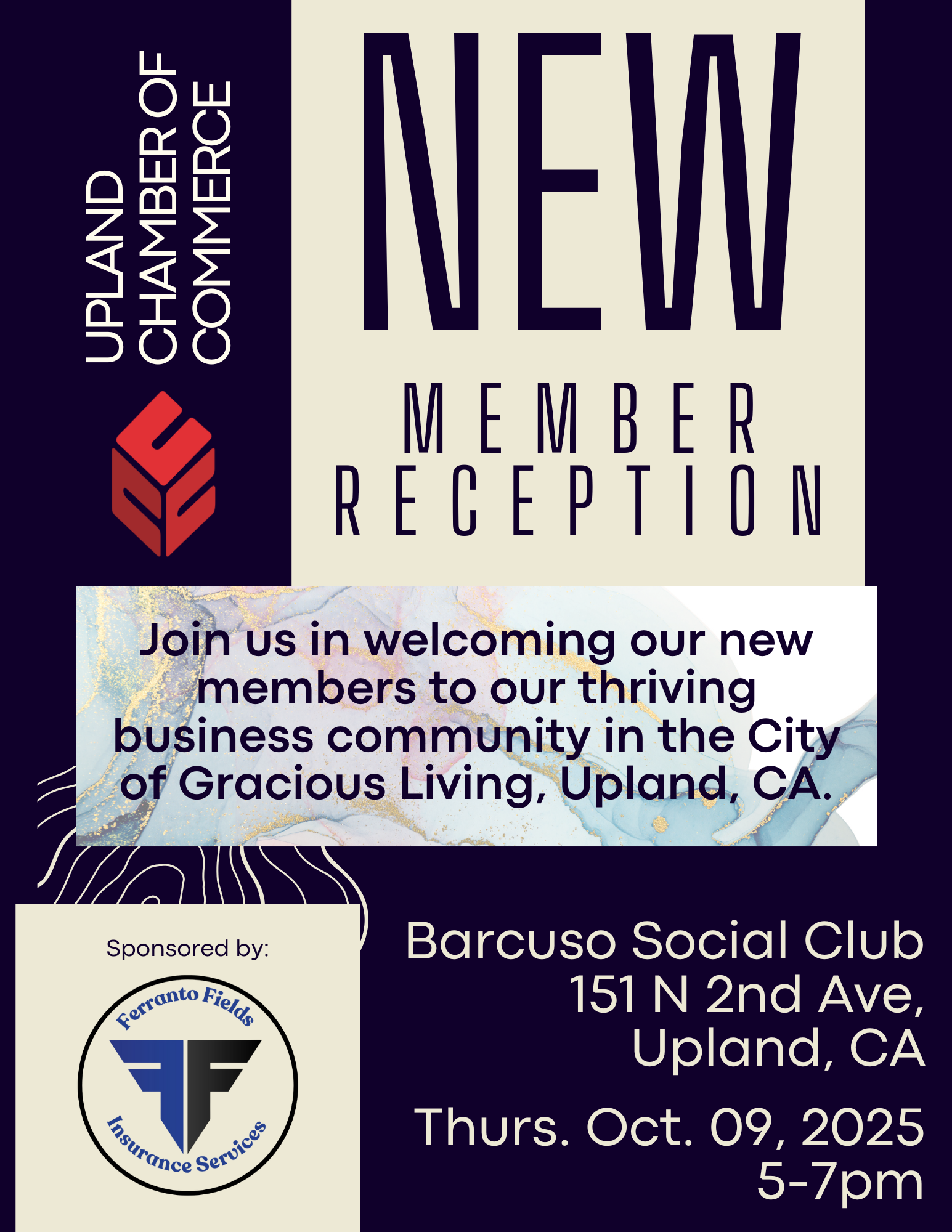 new-member-reception-5 Event Flyer