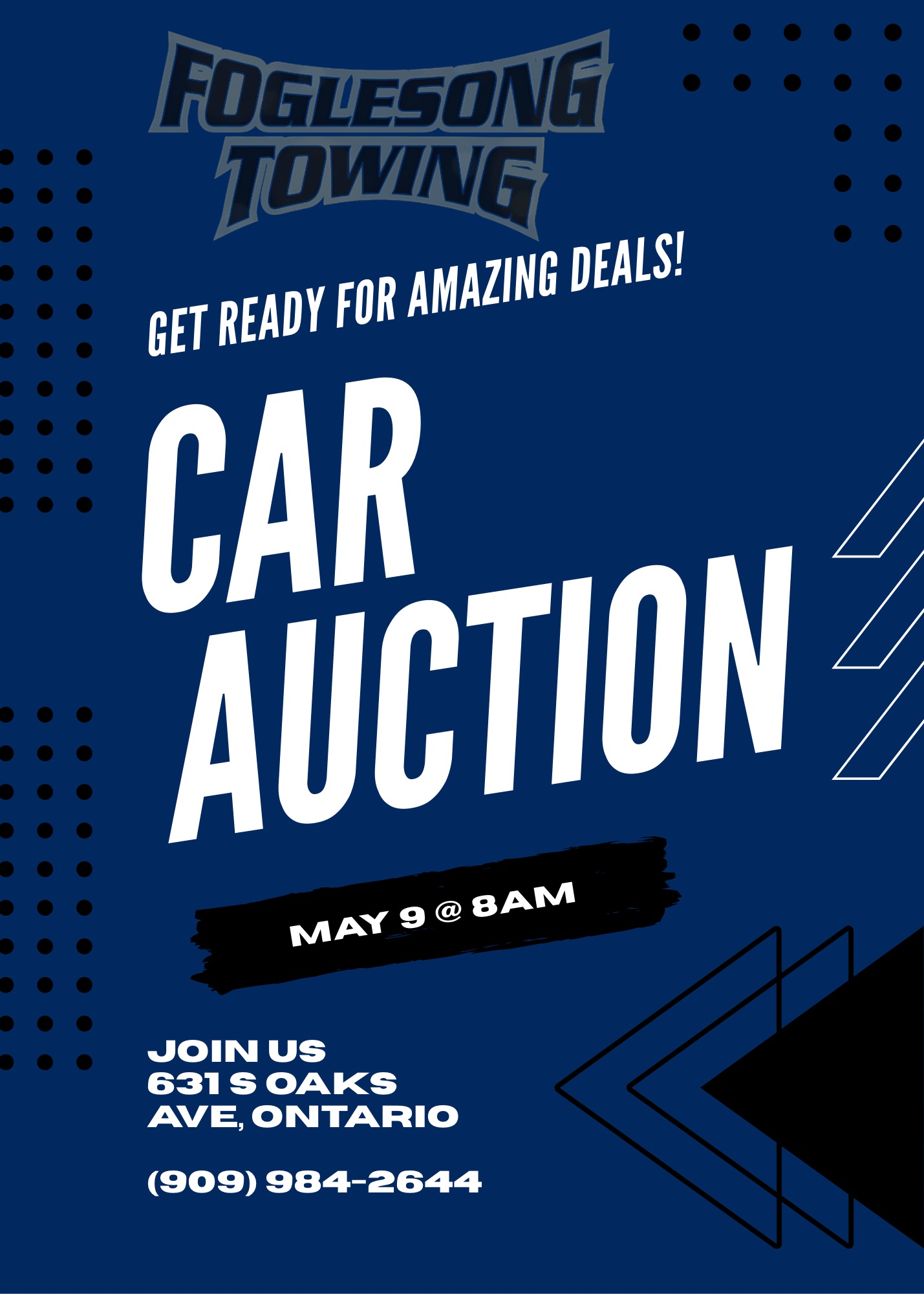 may-auto-auction Event Flyer