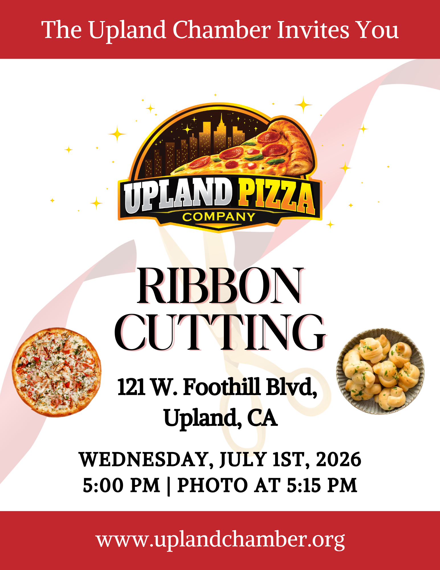 Ribbon Cutting – Upland Pizza Company