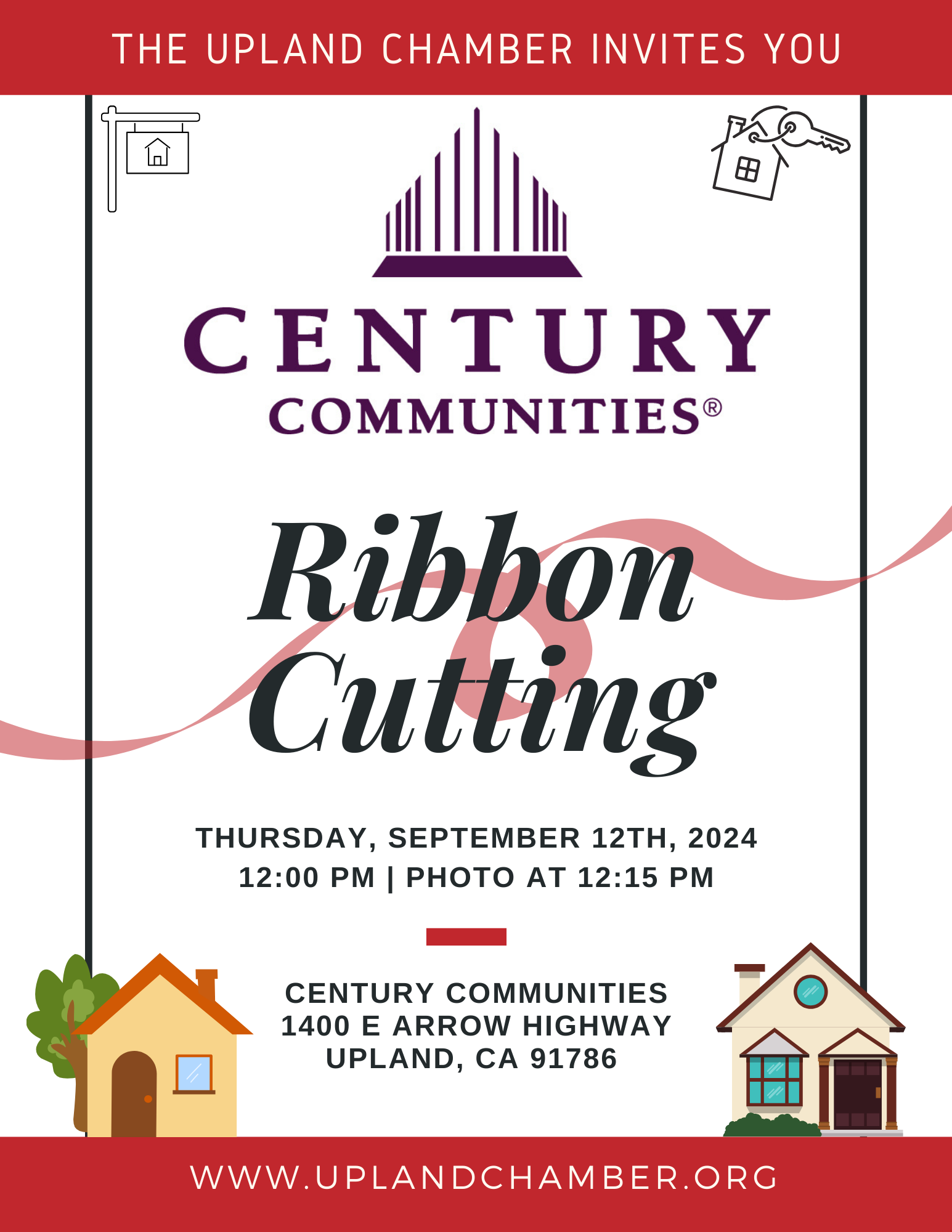 ribbon-cutting-century-communities Event Flyer