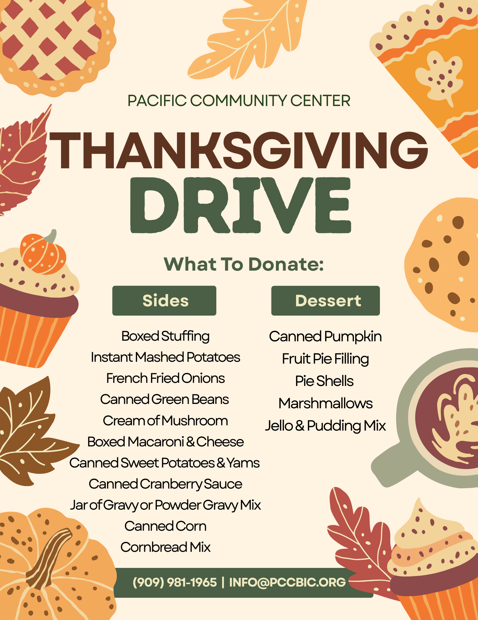 Thanksgiving Meal Donation Drive