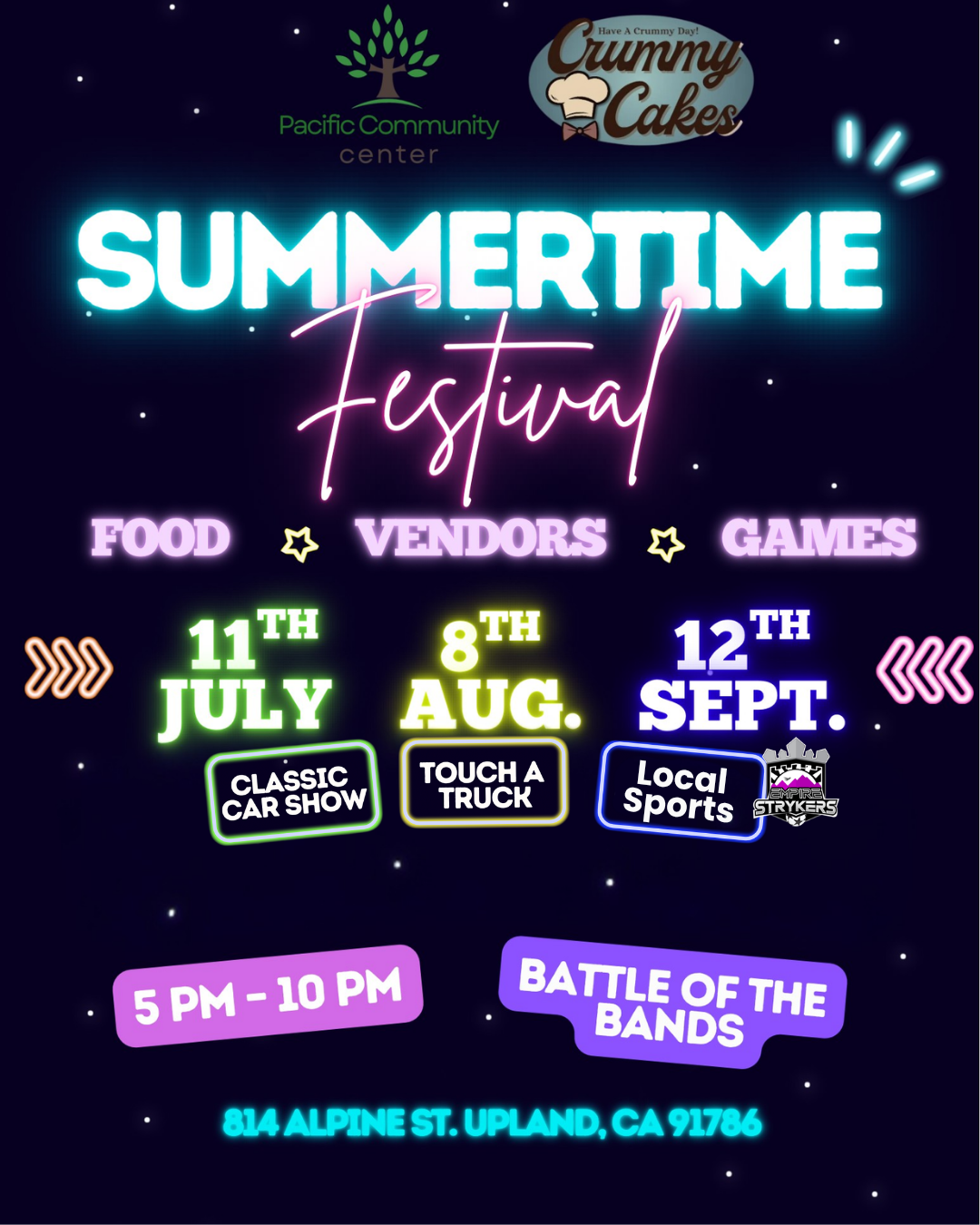 Summertime Festival benefiting PCC